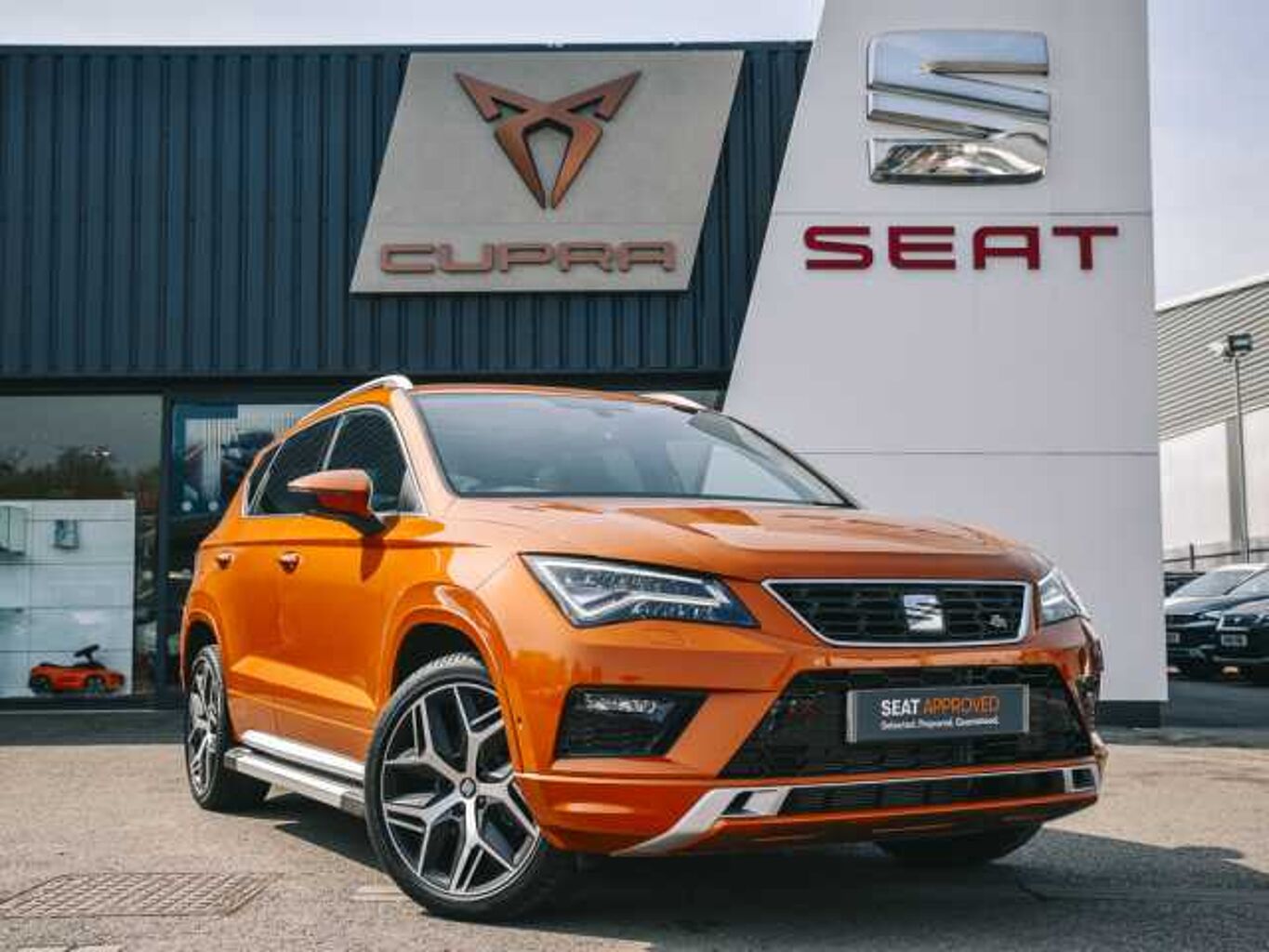 Find A Used Orange SEAT Ateca SUV 1.5 TSI EVO (150ps) FR Sport (s/s ...