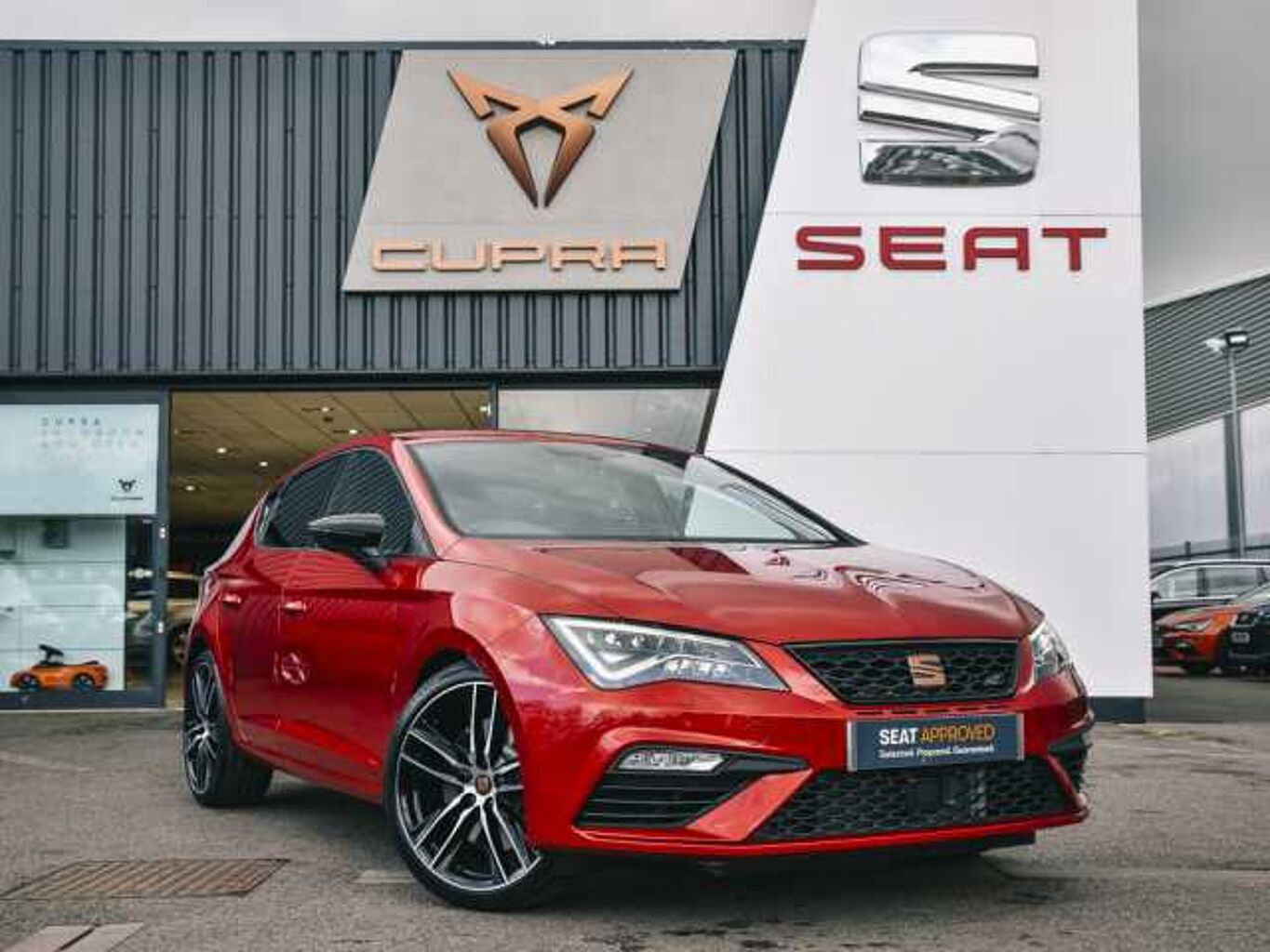 Find A Used Red SEAT Leon 5dr 2.0 TSI Cupra Lux 290 DSG in Coventry ...